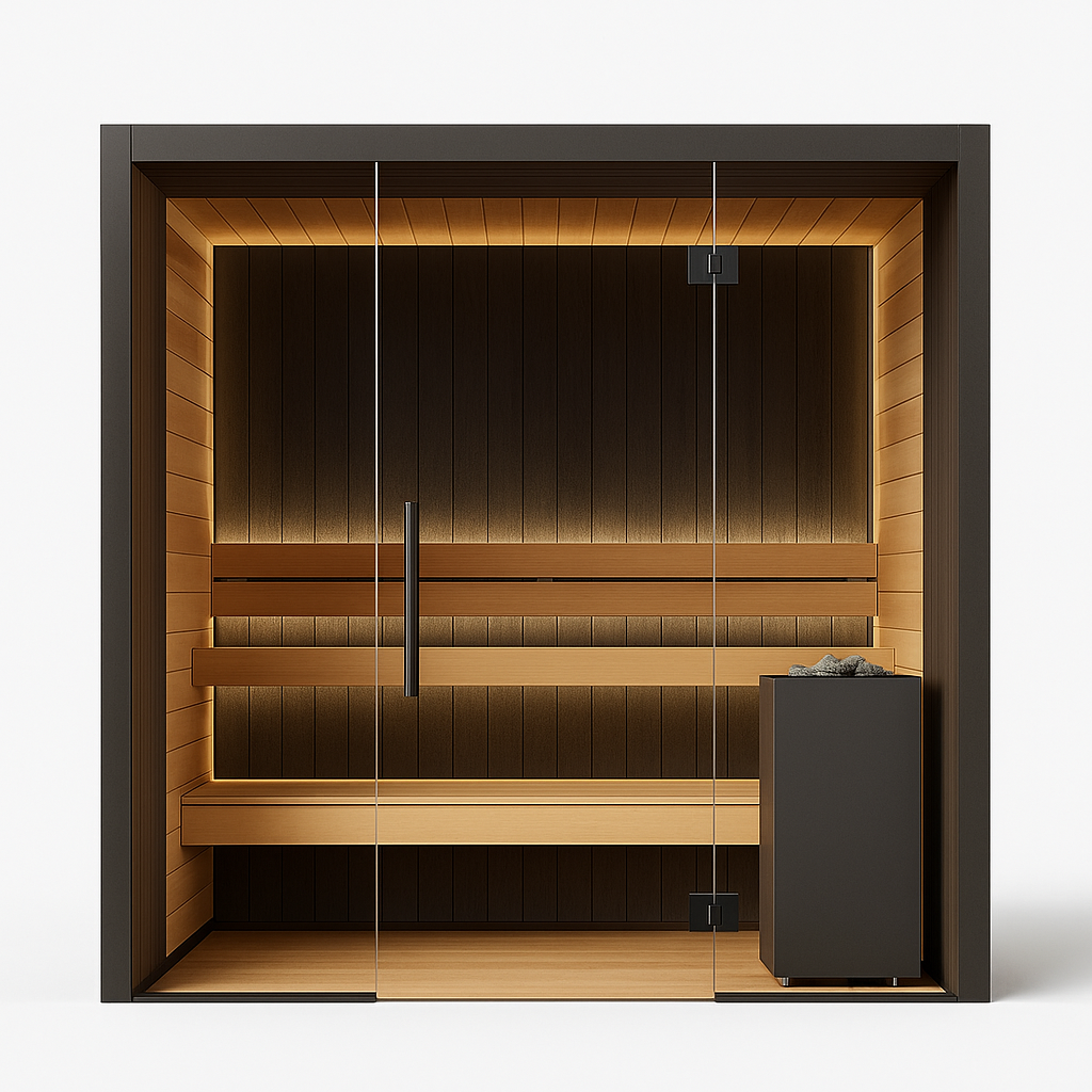EmberEdge Executive Sauna Lounge
