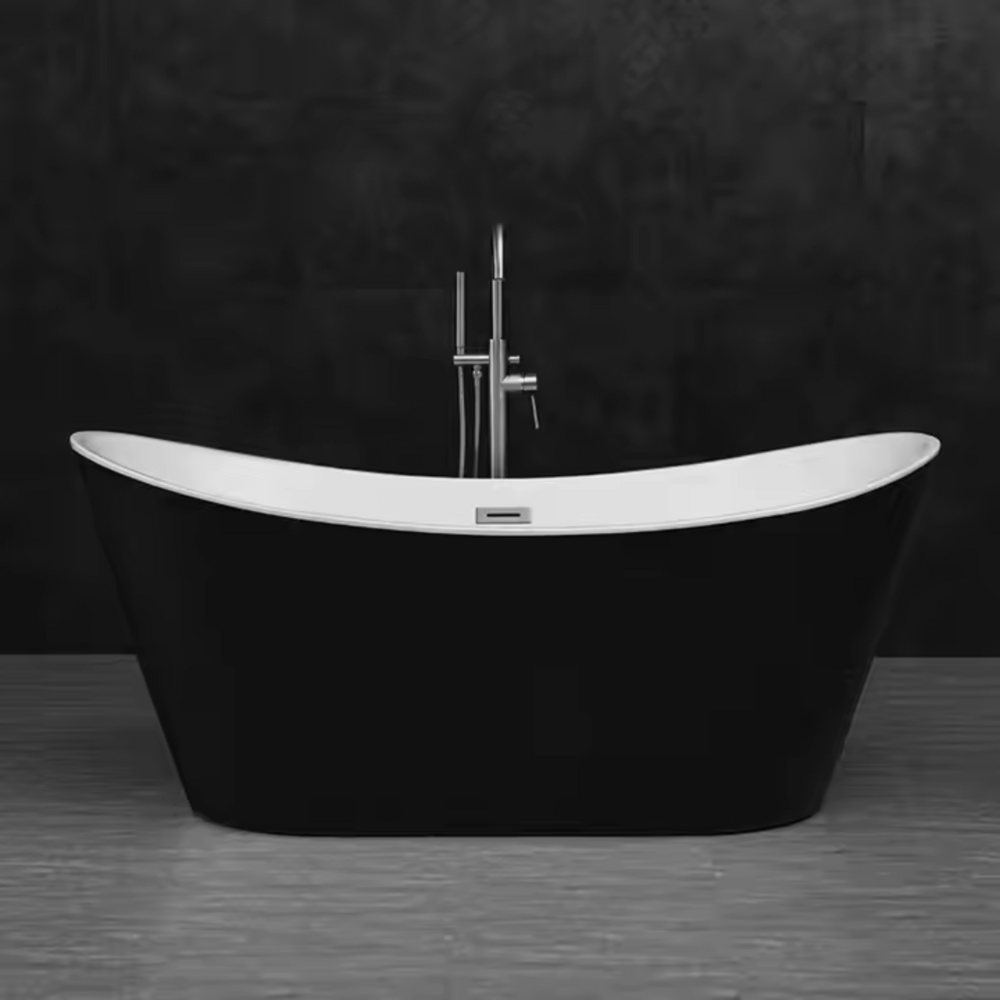 NoirWave Cast-Iron Slipper Tub