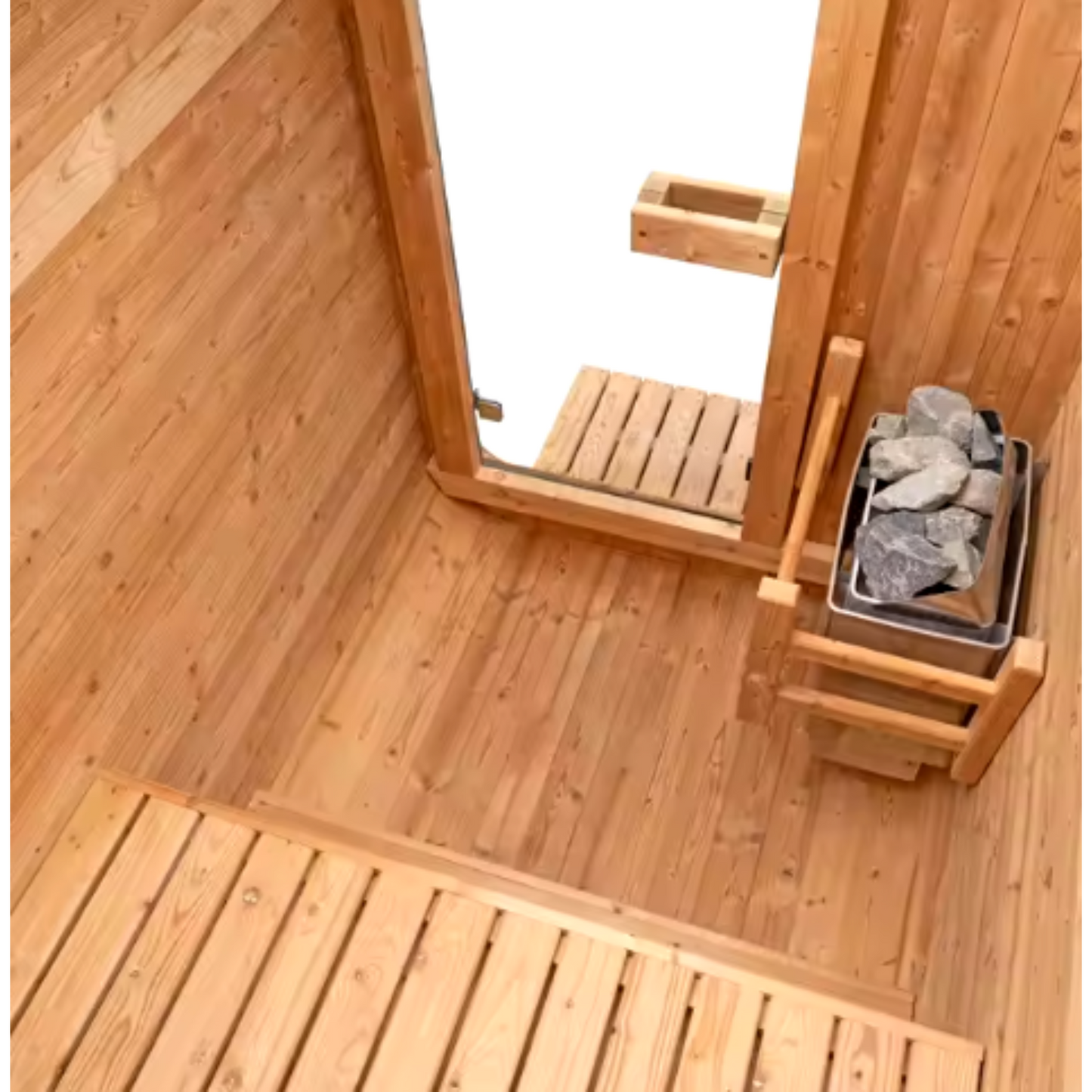SolaraCurve Compact Cedar Sauna