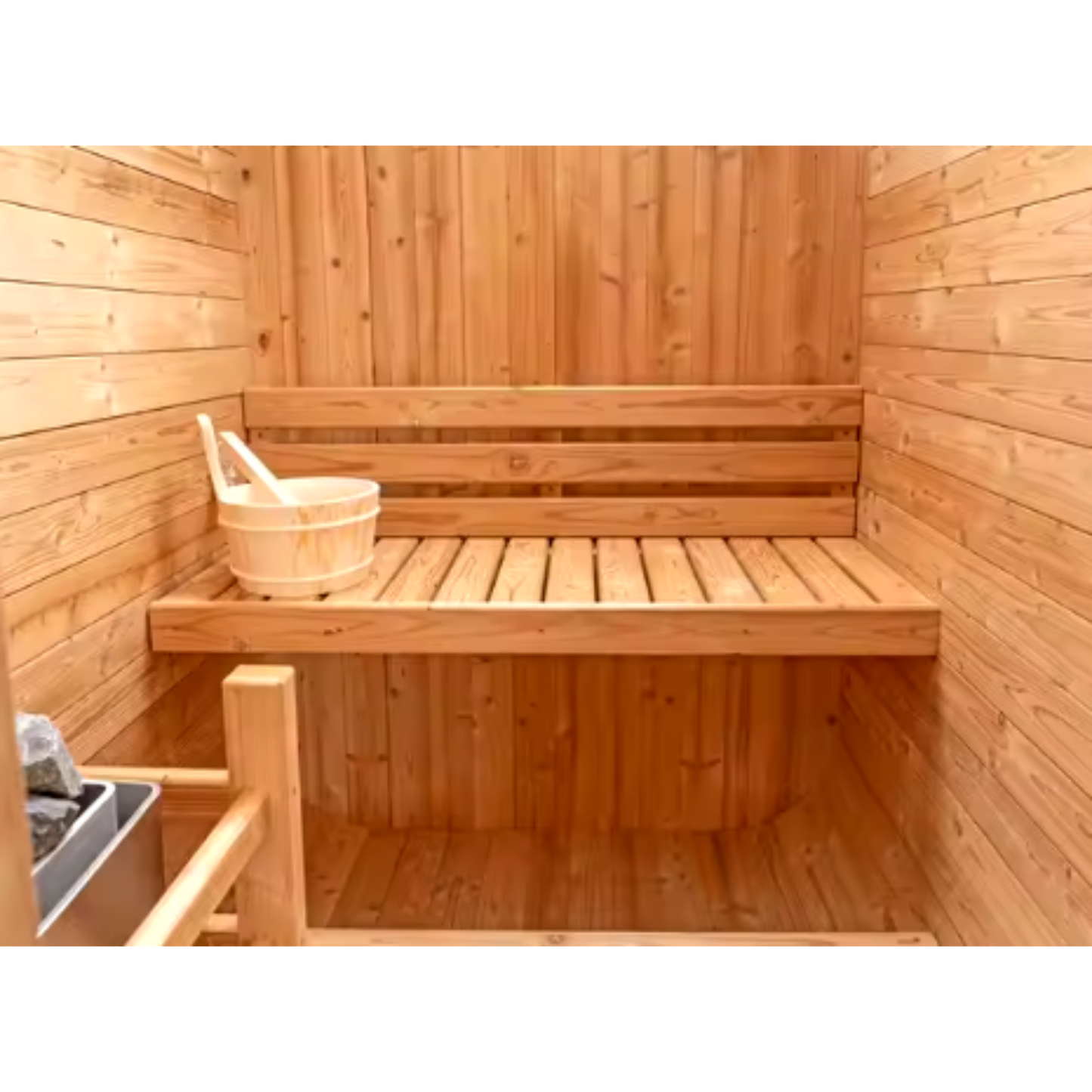 SolaraCurve Compact Cedar Sauna