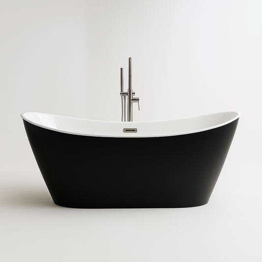 NoirWave Cast-Iron Slipper Tub