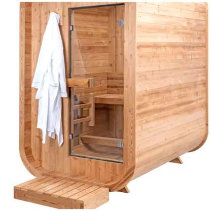 SolaraCurve Compact Cedar Sauna