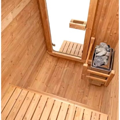 SolaraCurve Compact Cedar Sauna