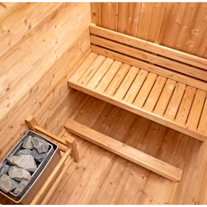 SolaraCurve Compact Cedar Sauna