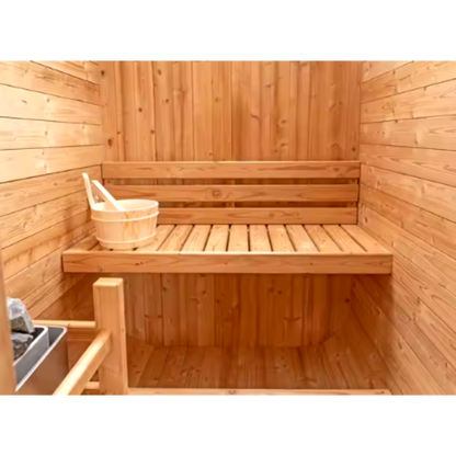 SolaraCurve Compact Cedar Sauna
