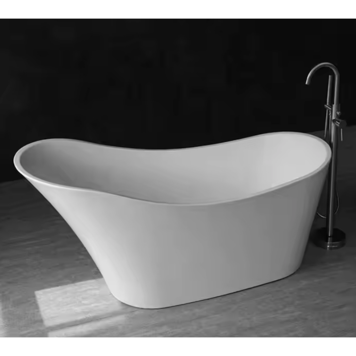 AquaElegance Solace Freestanding Bathtub